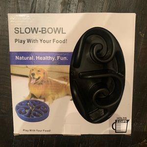 Slow-Bowl Dog Feeder